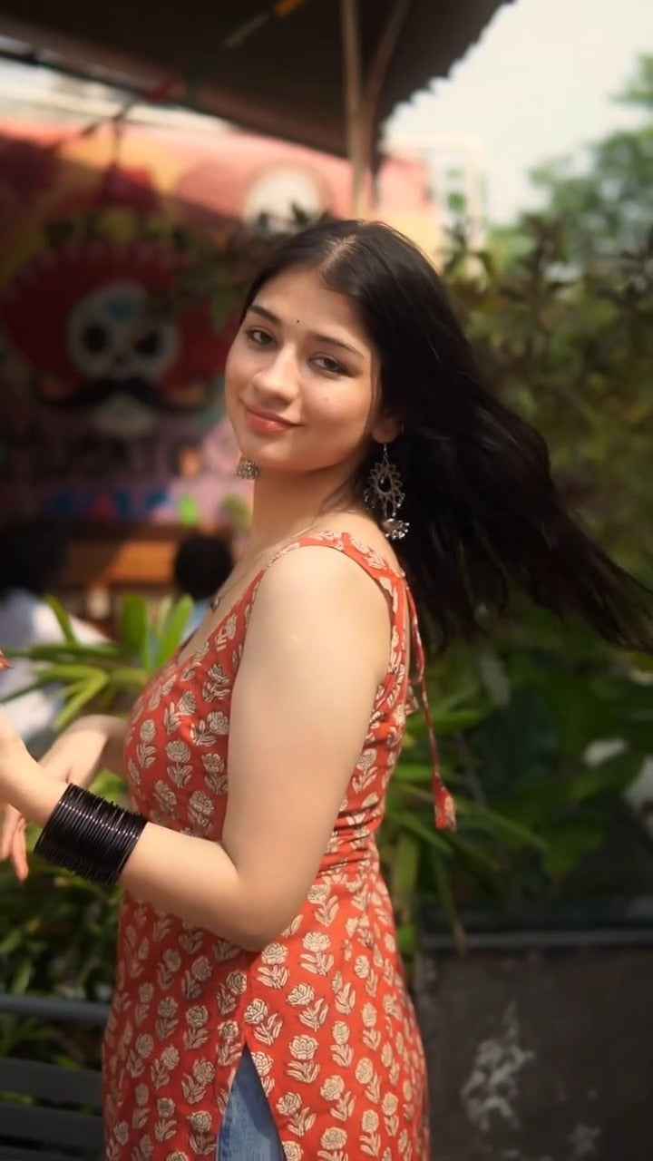 Casual Everyday Wear Rust Red Printed ( fabric is likely breathable, Poly rayon)